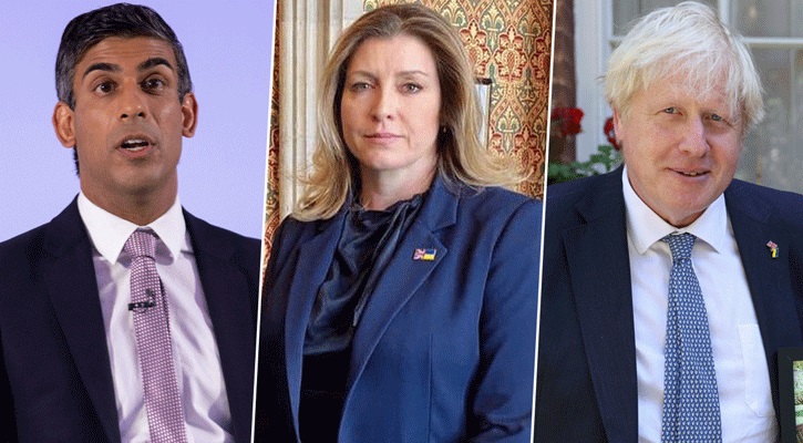 Sunak, Mordaunt and Johnson touted as UK PM contenders