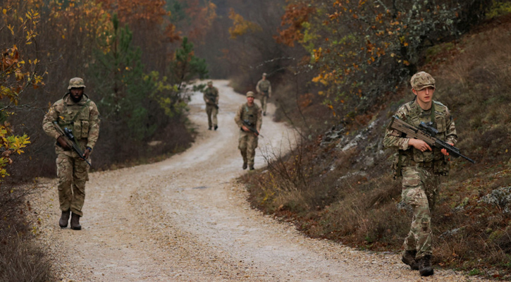 British troops patrol Kosovo-Serbia border as tensions remain high